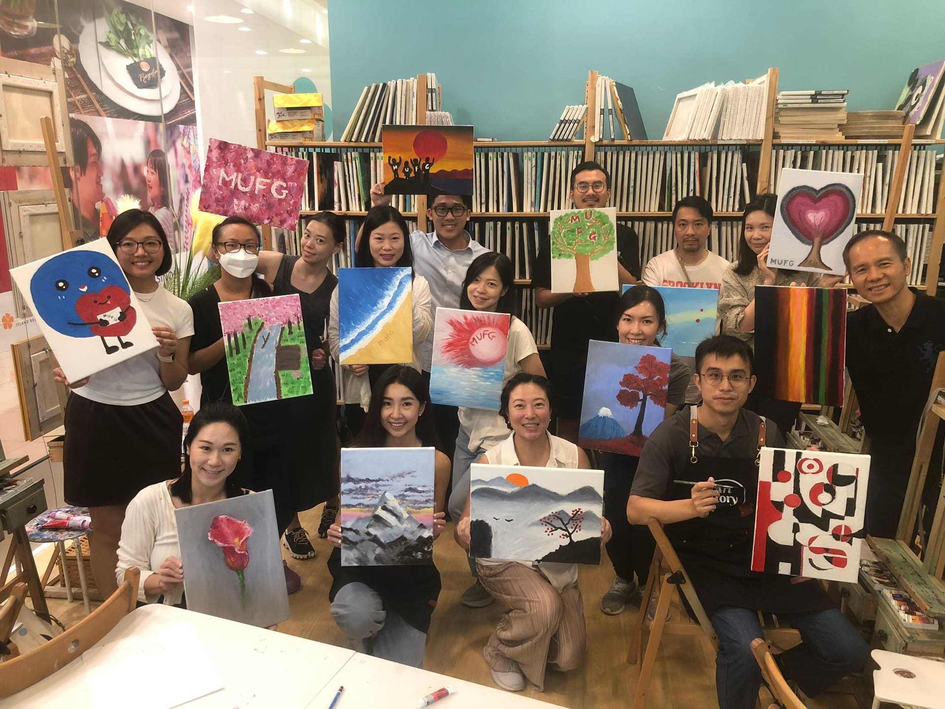 MUFG Group Art Jamming Teambuilding